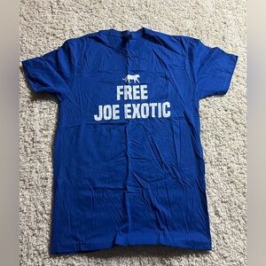 Unisex Size Small Free Joe Exotic Short Sleeve Tee
